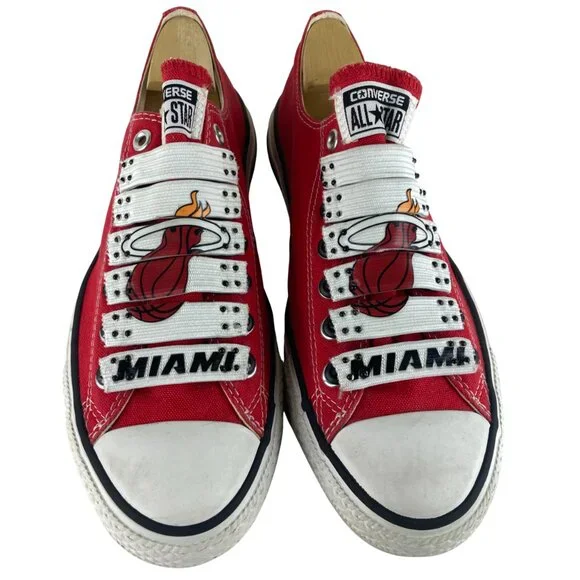 Converse Miami Heat Basketball Men Women Chuck Taylor All Star  Sneaker